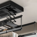 Smart Electric Clothes Drying Rack with LED Lighting Adjustable Drying Time for Indoor and Balcony Use