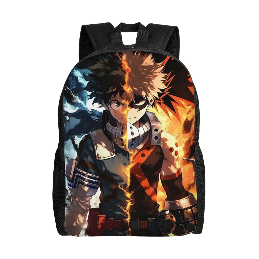 1Piece My Hero Academia Storage Bag Deku vs Bakugo Backpack New Semester Begins