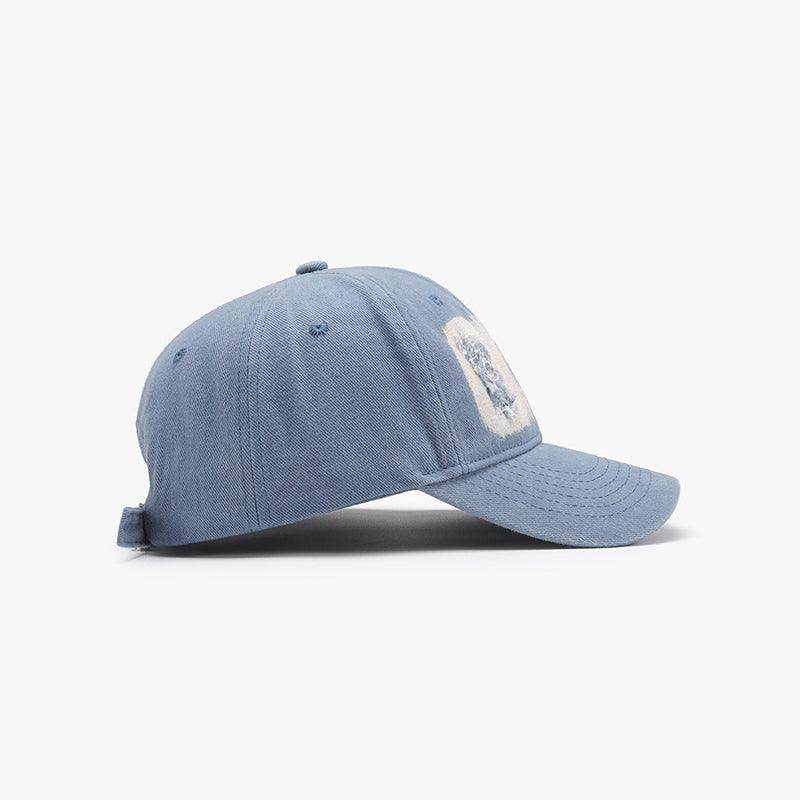 Distressed Cotton Baseball Cap for Casual Style and Comfort