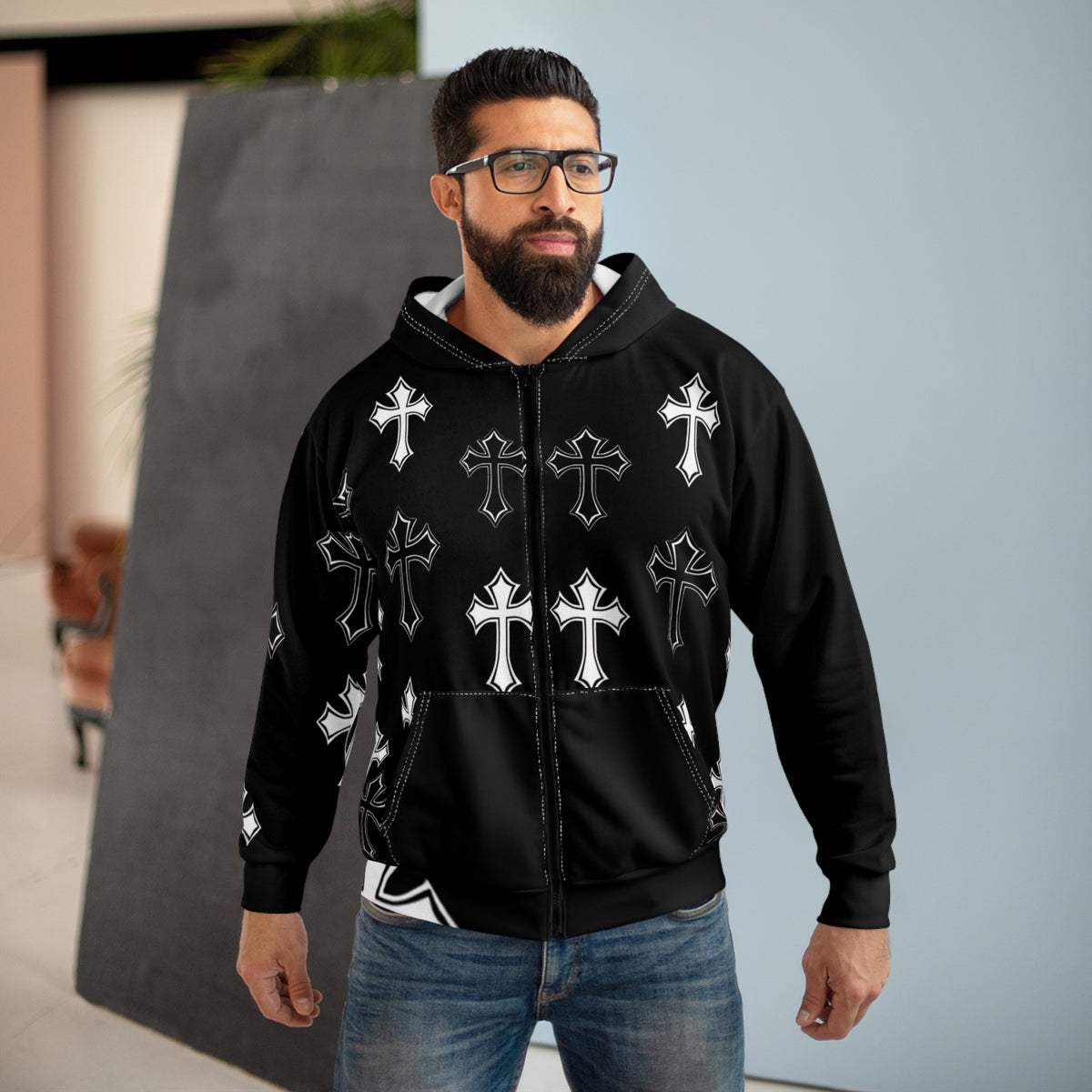 Unisex Zip Hoodie