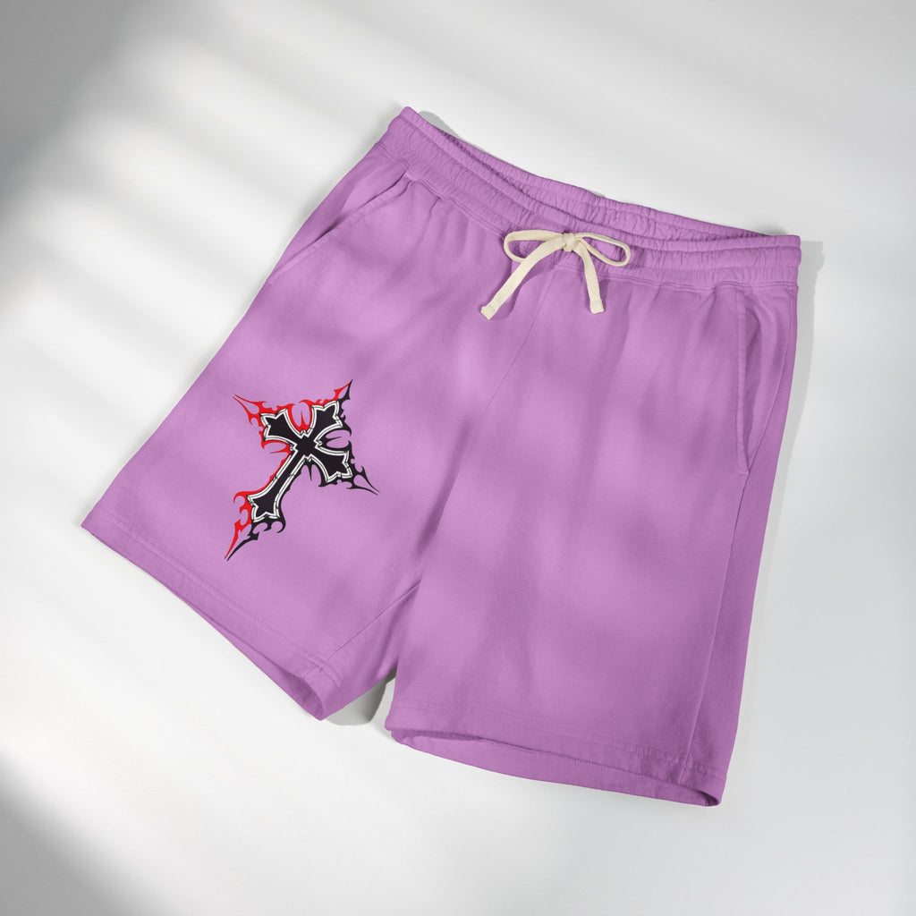 Unisex Garment-Dyed Lightweight Fleece Sweat Shorts