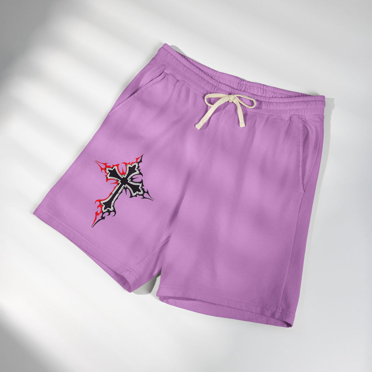 Unisex Garment-Dyed Lightweight Fleece Sweat Shorts
