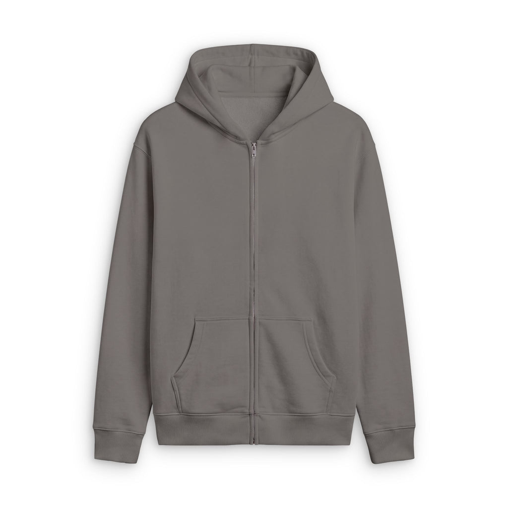 Unisex Relax Faded Zip Hood