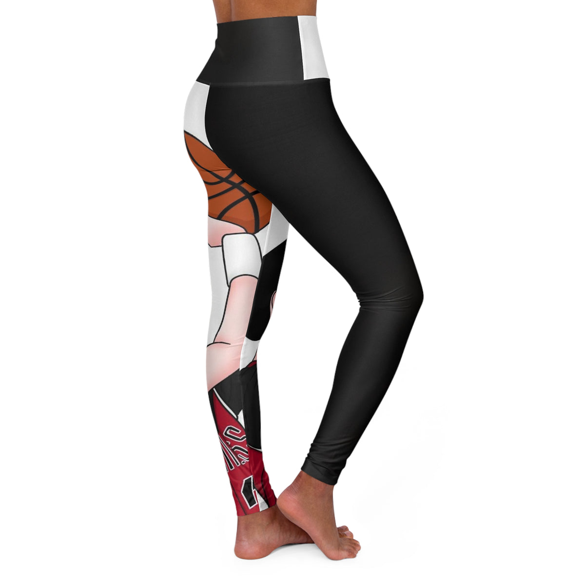 High Waisted Yoga Leggings (AOP)