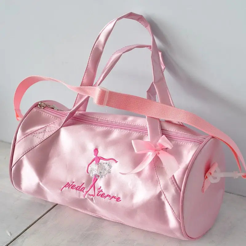 Children Dance Bag for Girls Single Shoulder Crossbody Ballet Dancing Backpack Kids Clothes Shoes Dress Handbag