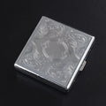 Metal Cigarette box stainless steel Embossed Portable Cigarette case personalized fashionable storage box Smoking Tool