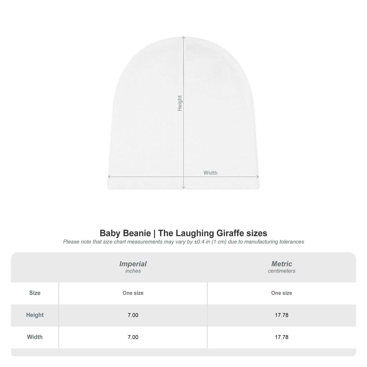Baby Beanie (AOP)