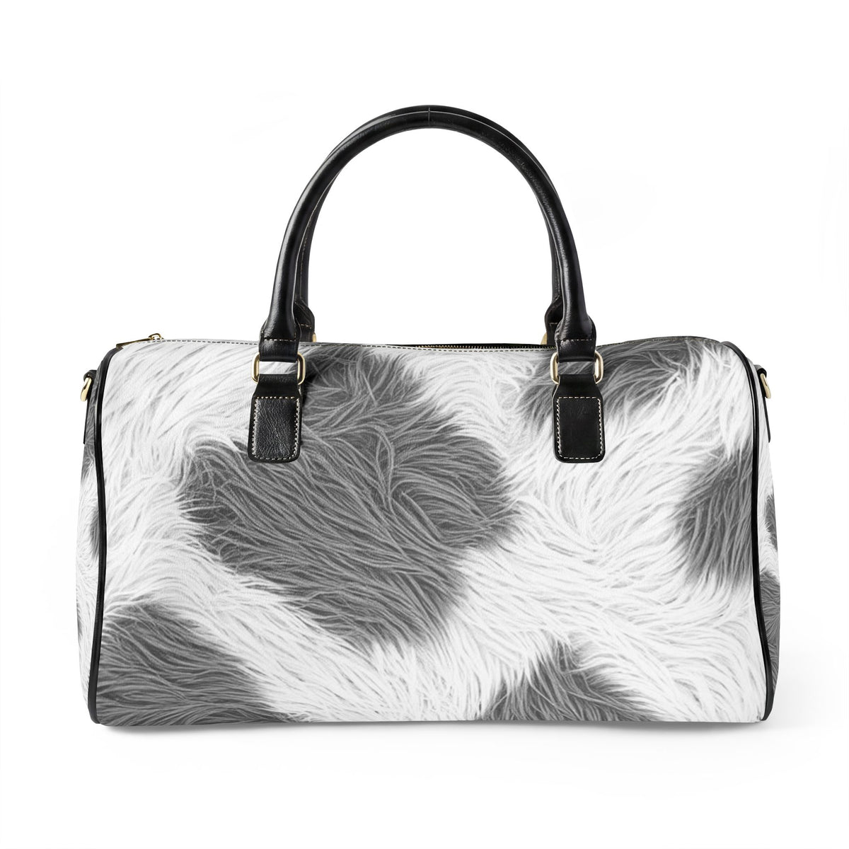 Faux Leather Travel Bag