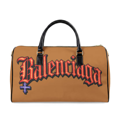 Faux Leather Travel Bag