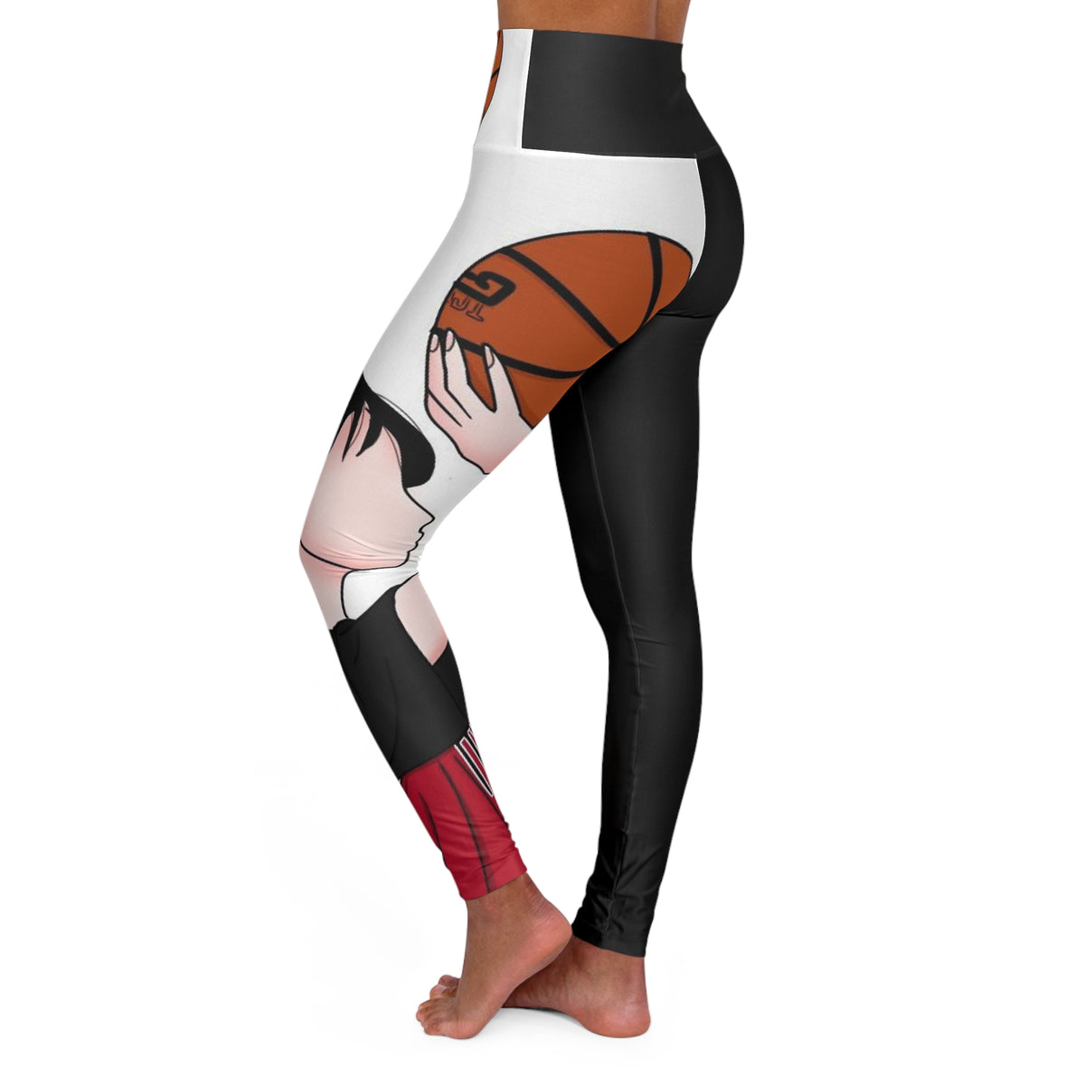 High Waisted Yoga Leggings (AOP)