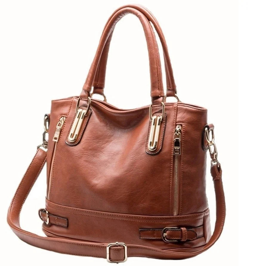 Luxury Designer Famous Brand Pu Leather Women's Shoulder Crossbody Bag Vintage Women Messenger Handbags Bolsas