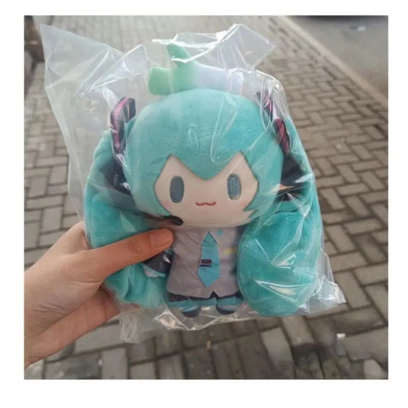 Hatsune Miku Dingbao series animation cartoon fashion creative plush doll bag hanging decoration super cute gift