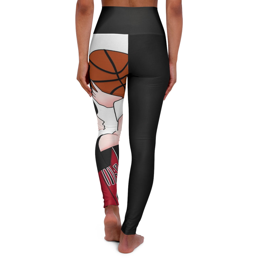 High Waisted Yoga Leggings (AOP)
