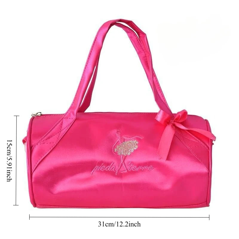 Children Dance Bag for Girls Single Shoulder Crossbody Ballet Dancing Backpack Kids Clothes Shoes Dress Handbag