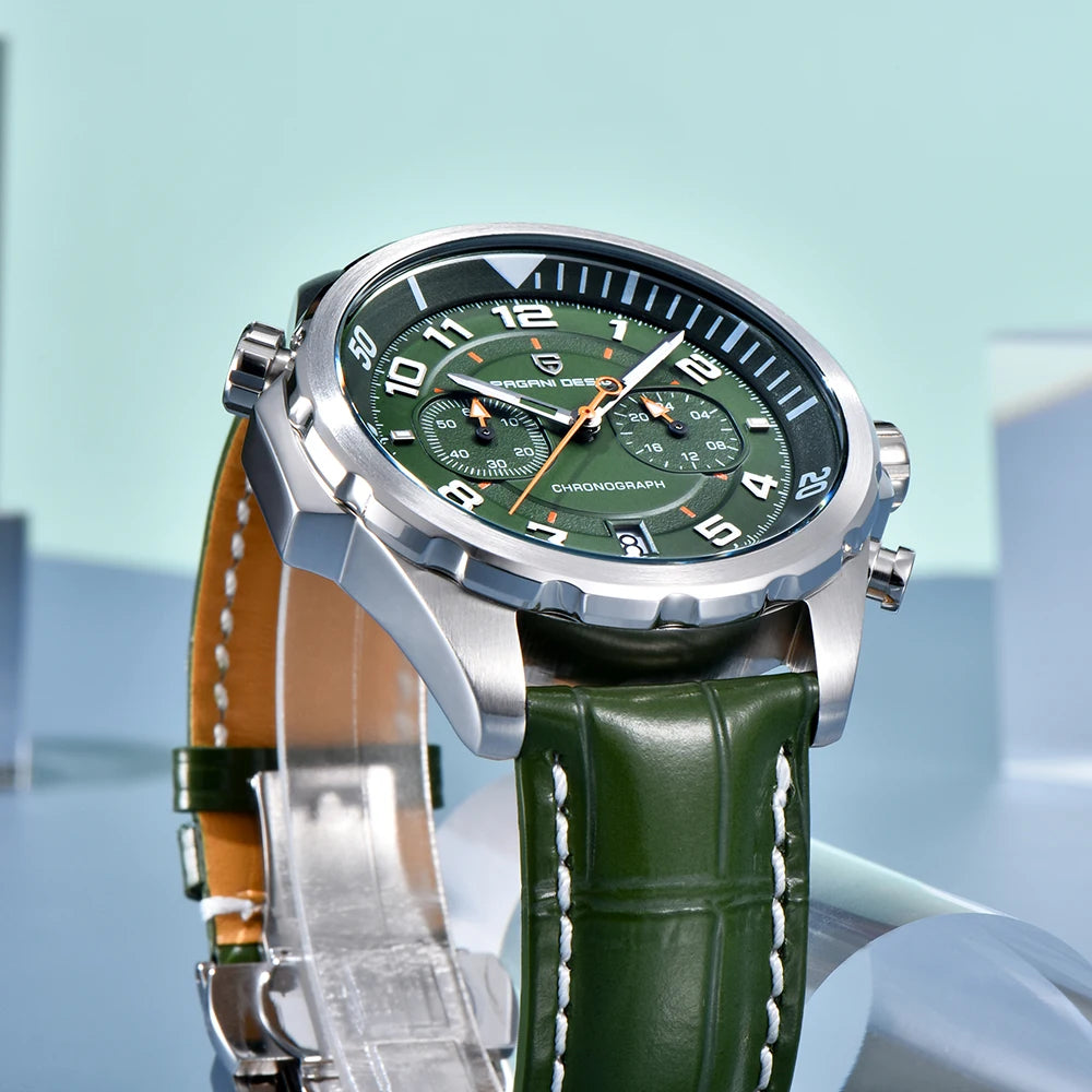 2026 New PAGANI DESIGN Mens Watches Luxury VK64 Chronograph Quartz Watch Men Super Luminous AR Sapphire Waterproof Gift watch