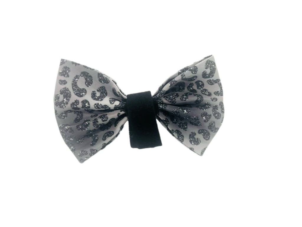 YOU’RE SO GLAM BOW TIE DOG CAT SILVER OMBRE
