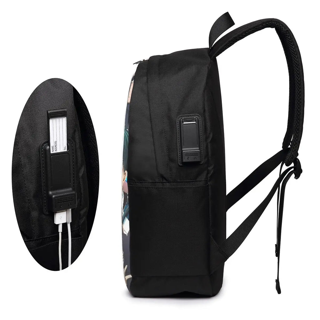 Megumi Besto Friendo Jujutsu Kaisen Sukuna Anime Backpack Travel Notebook Bag Computer College Student School Bag Laptop