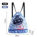 Portable Kids Swimming Bag Waterproof Dry Wet Separation Backpack with Cartoon Print, Essential Organizer for Children's Sports