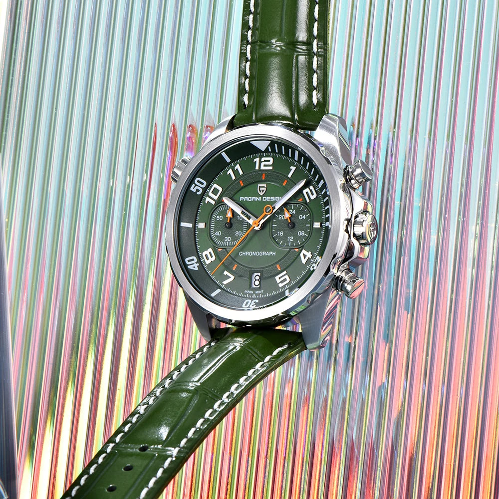 2026 New PAGANI DESIGN Mens Watches Luxury VK64 Chronograph Quartz Watch Men Super Luminous AR Sapphire Waterproof Gift watch