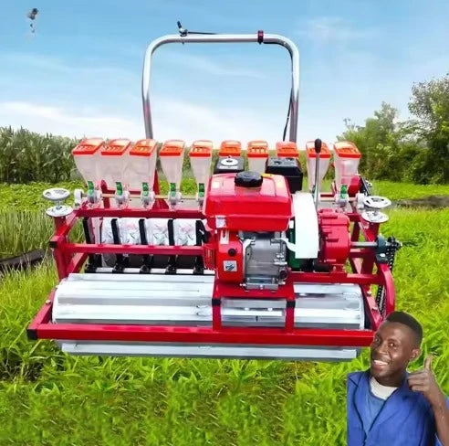 Automatic Precision Vegetable Seeder Multi Row Planting Machine with Fertilizer Function for Agriculture Farming Use