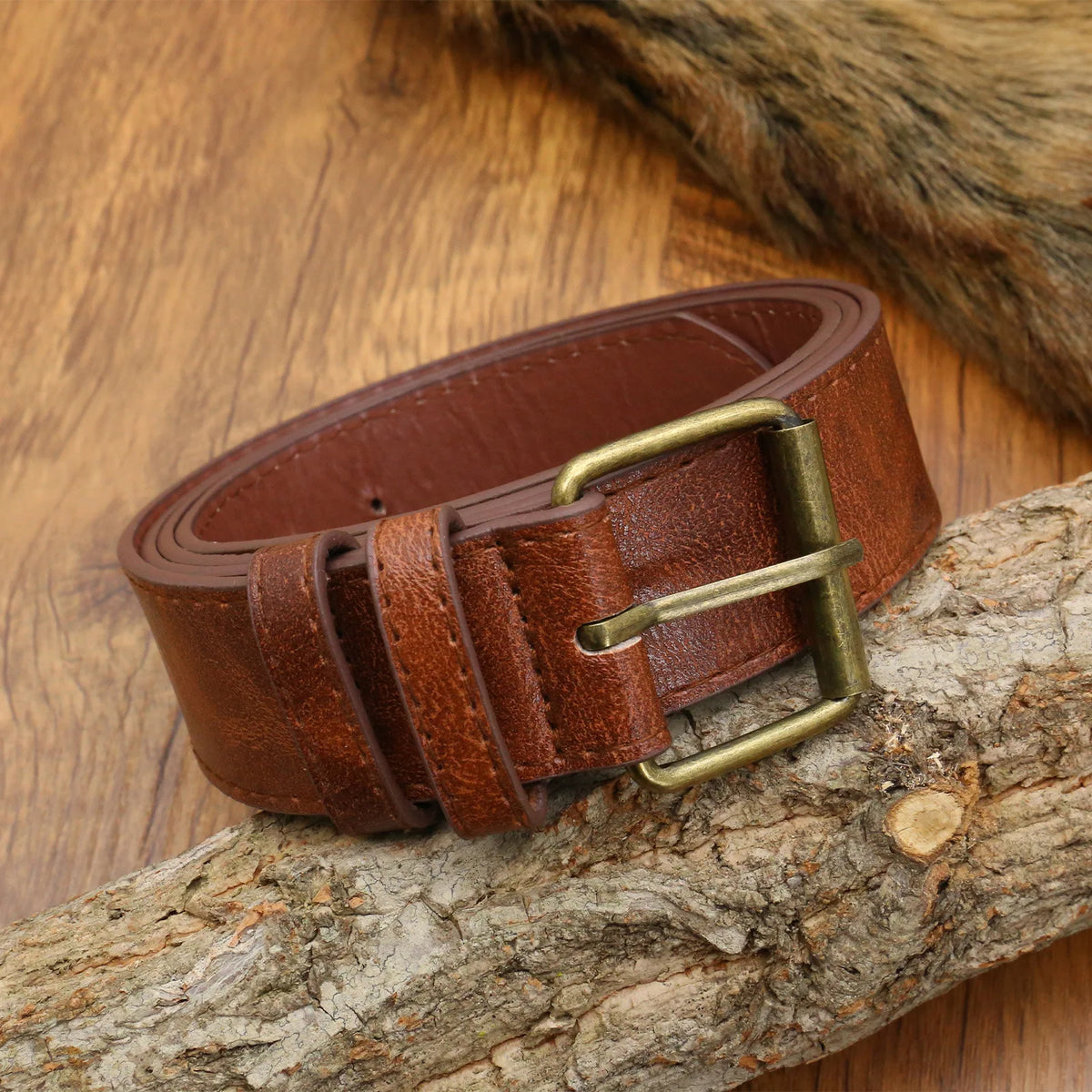 Viking Retro Pu Leather Waist Belt Medieval Flap Fanny Pack Drawstring Coin Purse Dice Bag for Renaissance Fairs LARP Cosplay Party