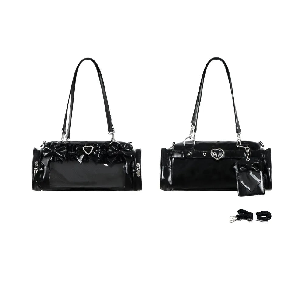 Japanese Original Bow Shoulder Ita Bag Girl Transparent Sac Femme Lolita Bags for Women Underarm Bolsos Mujer Crossbady Bolso