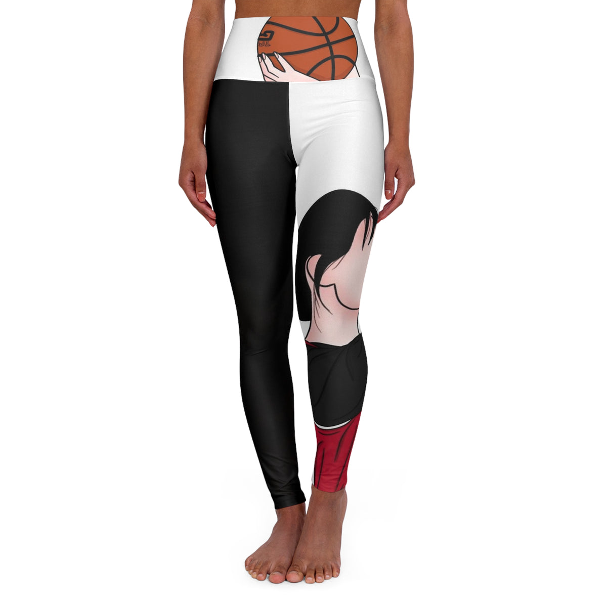 High Waisted Yoga Leggings (AOP)