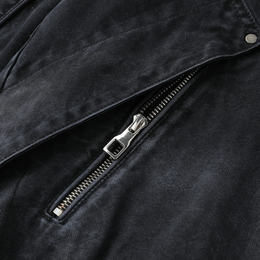 Male Cityboy Spring Autumn Bomber Coat Vintage Washed Denim Jacket Men Streetwear Fashion Loose Casual Jeans Cargo Jacket