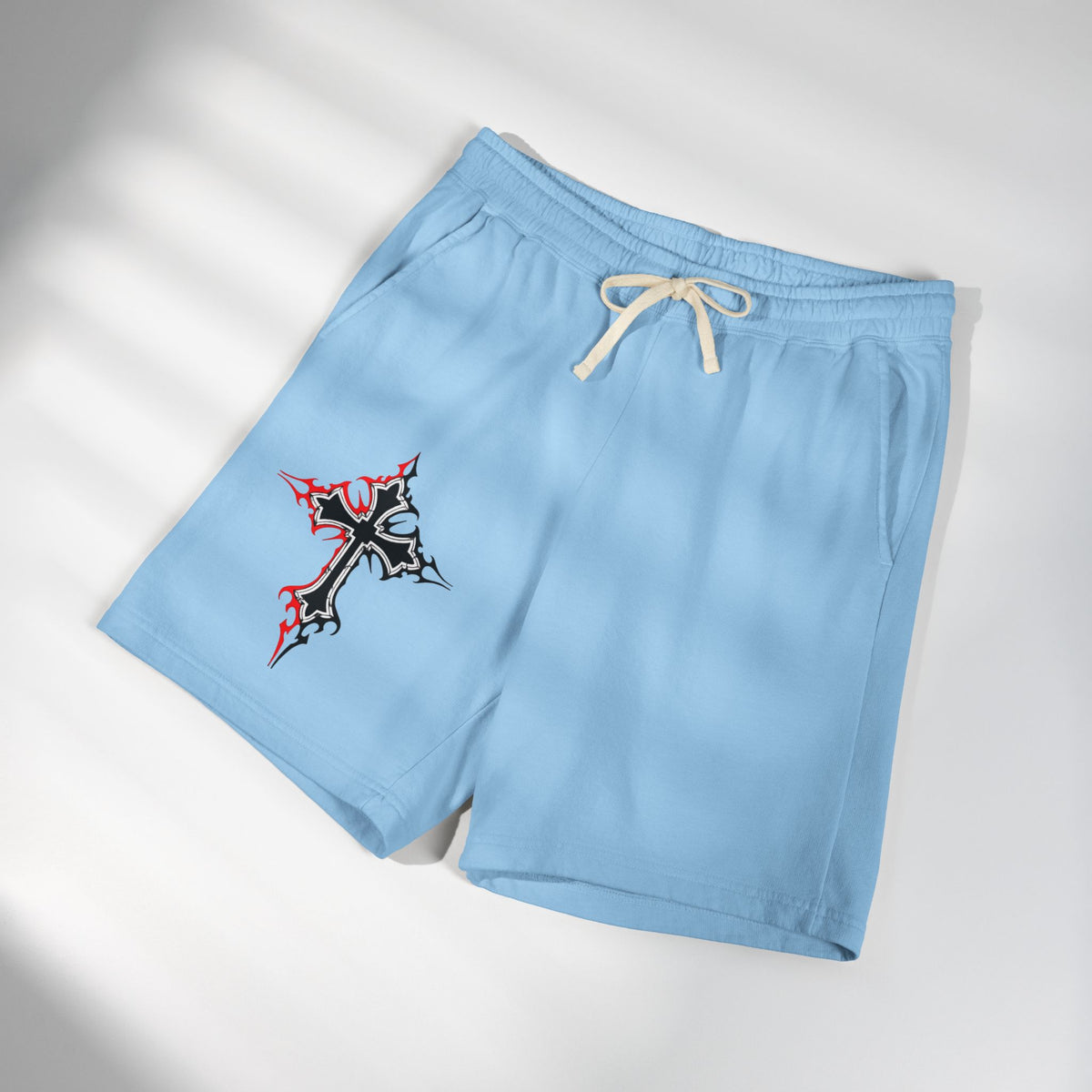 Unisex Garment-Dyed Lightweight Fleece Sweat Shorts