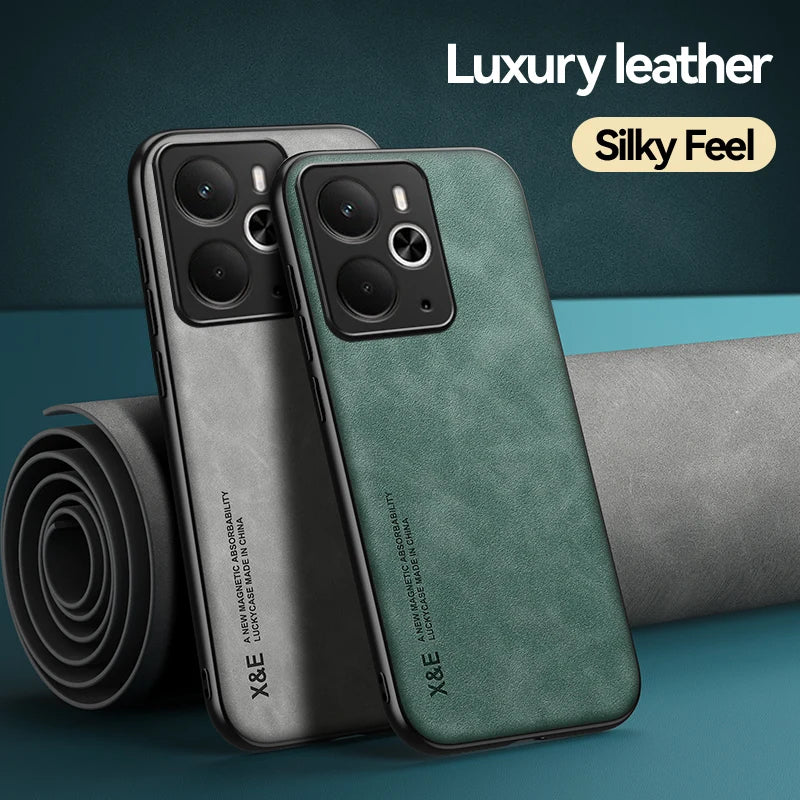Luxury Shockproof Case For for Realme 14 5G Realme 14T 5G Protective Cover Magnetic Car Holder Phone Coque Fundas