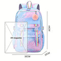 Axolotl Boba Tea Anime Backpack School Bag Girl Back Pack for Kids Teenager Female Schoolbag Kawaii Anime Bagpack Teen Bookbag