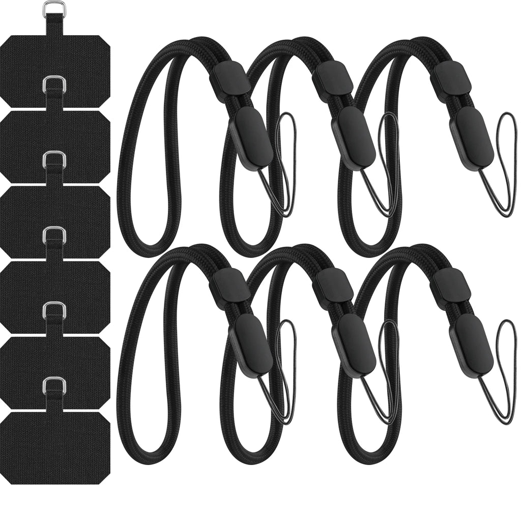 6Pcs/lot Hand Wrist Strap Lanyard Nylon Wristlet Straps For Cell Phone Case Holder Camera Key GoPro Wrist Band Lanyard