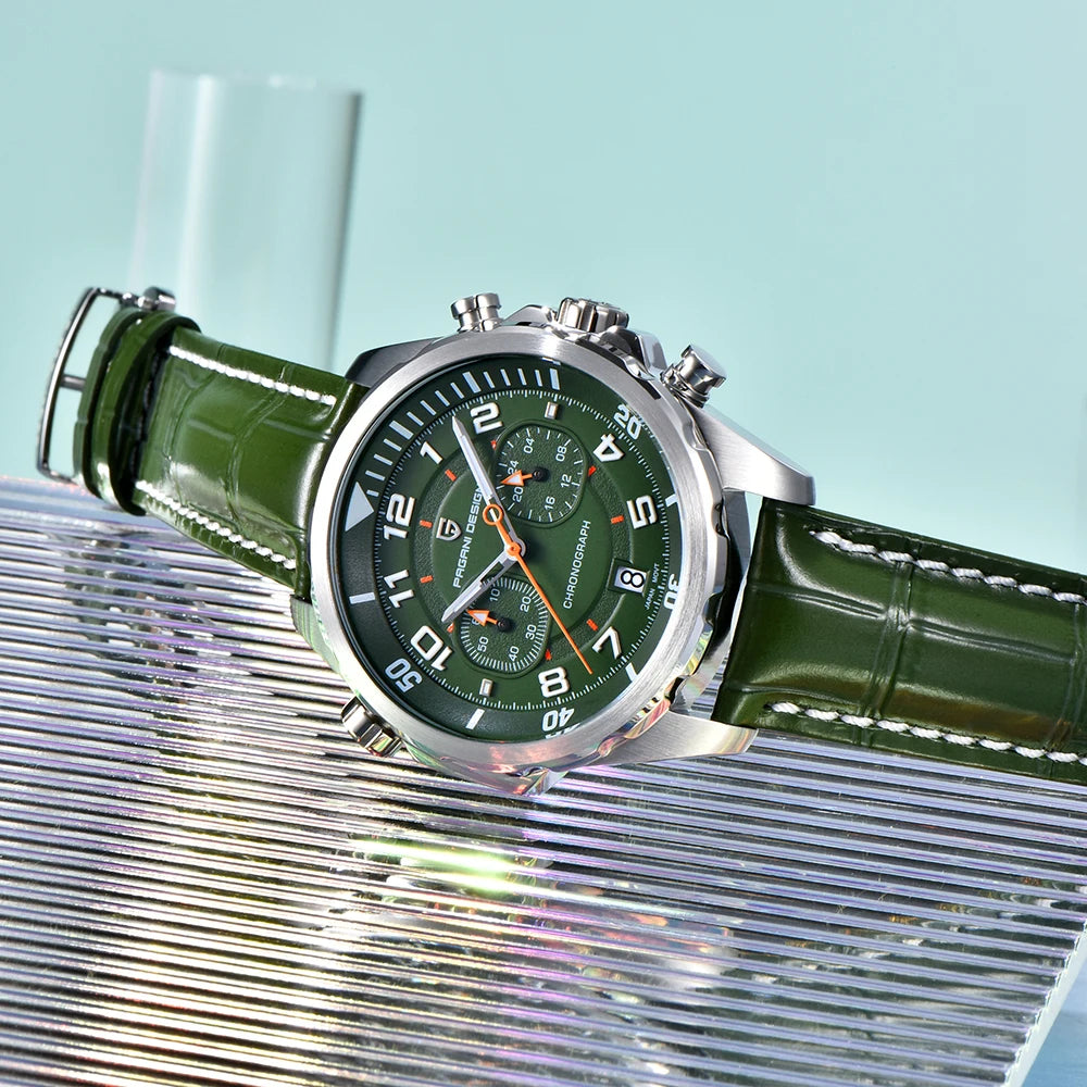 2026 New PAGANI DESIGN Mens Watches Luxury VK64 Chronograph Quartz Watch Men Super Luminous AR Sapphire Waterproof Gift watch