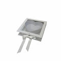 Transparent Window Mother's Day Gift Box Fillable Elegant Gift Packaging Box Romantic Cardboard Floral Packaging Box