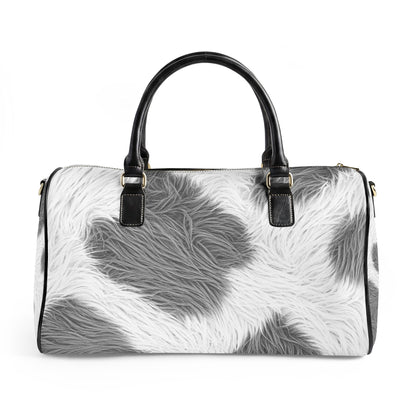 Faux Leather Travel Bag
