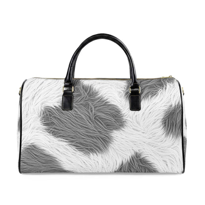 Faux Leather Travel Bag