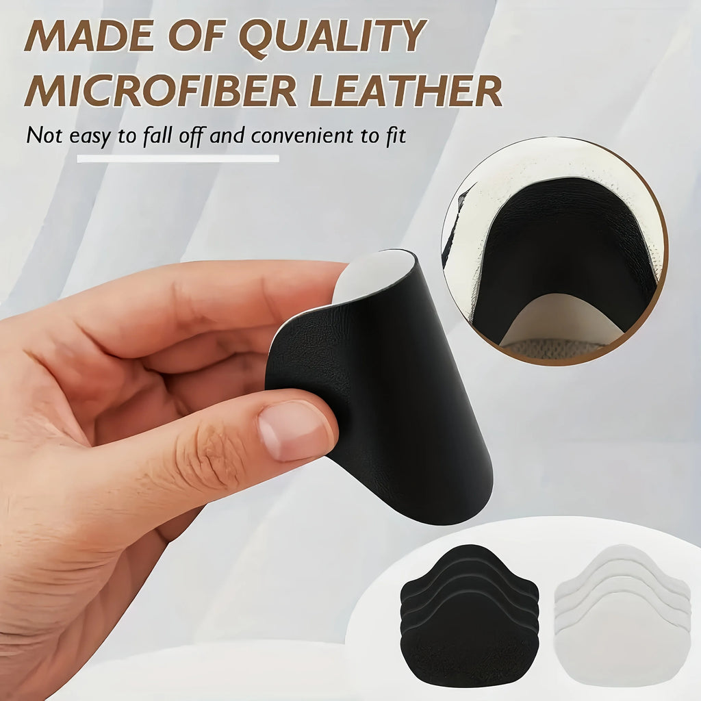 6 Pcs Sneaker Heel Repair Patches Wear-Resistant Shoe Heel Protector Stickers Fix Worn Holes for Sneakers, Leather Shoes