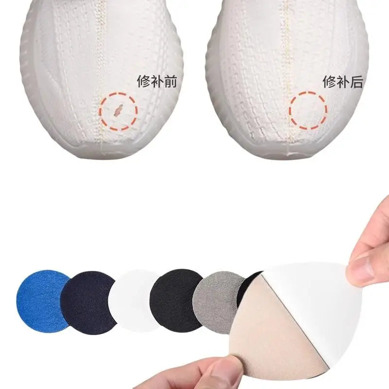 Hot Sale Self Adhesive Shoe Hole Repair Patches No Glue Required Wash Resistant For Fixing Mesh Sneakers Sports Casual Shoes