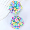 2Pcs Flower Hair Clips Sweet Hydrangea Heart Decoration Hairpin Cute Floral Barrette Girls Kid School Headdress Hair Accessoires