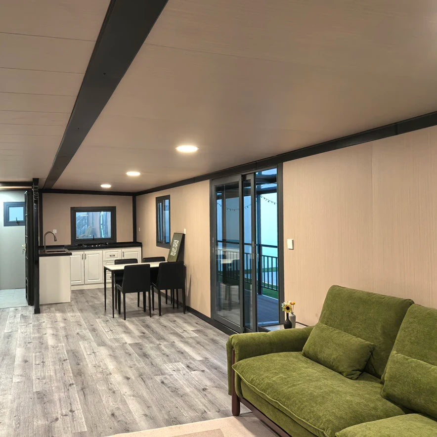 20ft Foldable Container House Maison Conteneur Store Container 4 Bedroom House Prefabricated Homes Mobile Home on Wheels