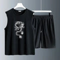Men's Tank Top Sets 2026 Summer Quick drying  beach running Old money man sports seaside Breathable men's chandals oversize