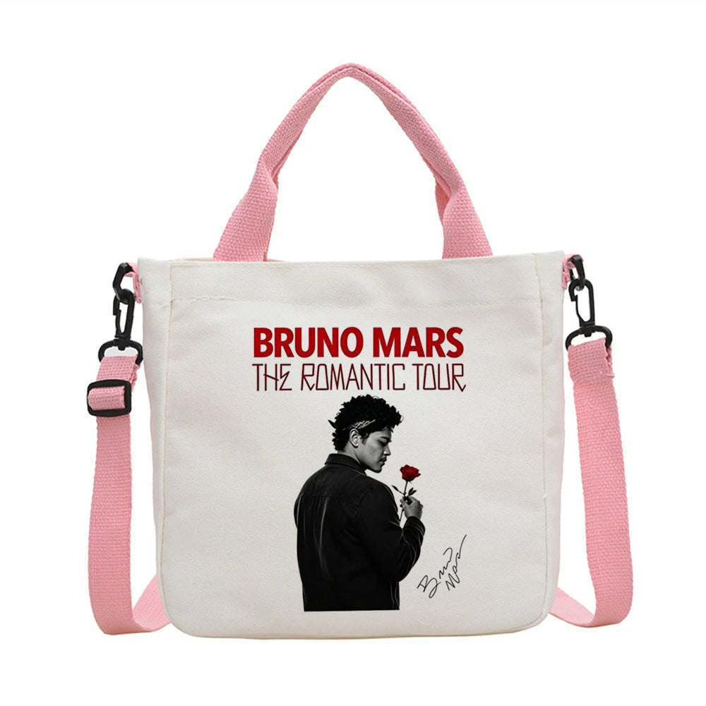 Bruno Mars tote bag einkaufstasche personnalisable sac cabas shoulder  totebag femme