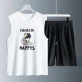 Men's Tank Top Sets 2026 Summer Quick drying Breathable beach two-piece set  oversize men's chandals sports running seaside