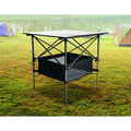 Folding Collapsible Camping Table Caravan RV Heavy Duty Steel &