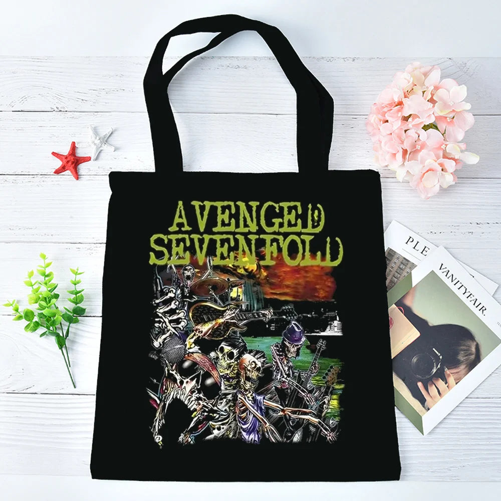 Avenged Sevenfold tote bag totebag shoulder  shopper einkaufstasche sac cabas femme