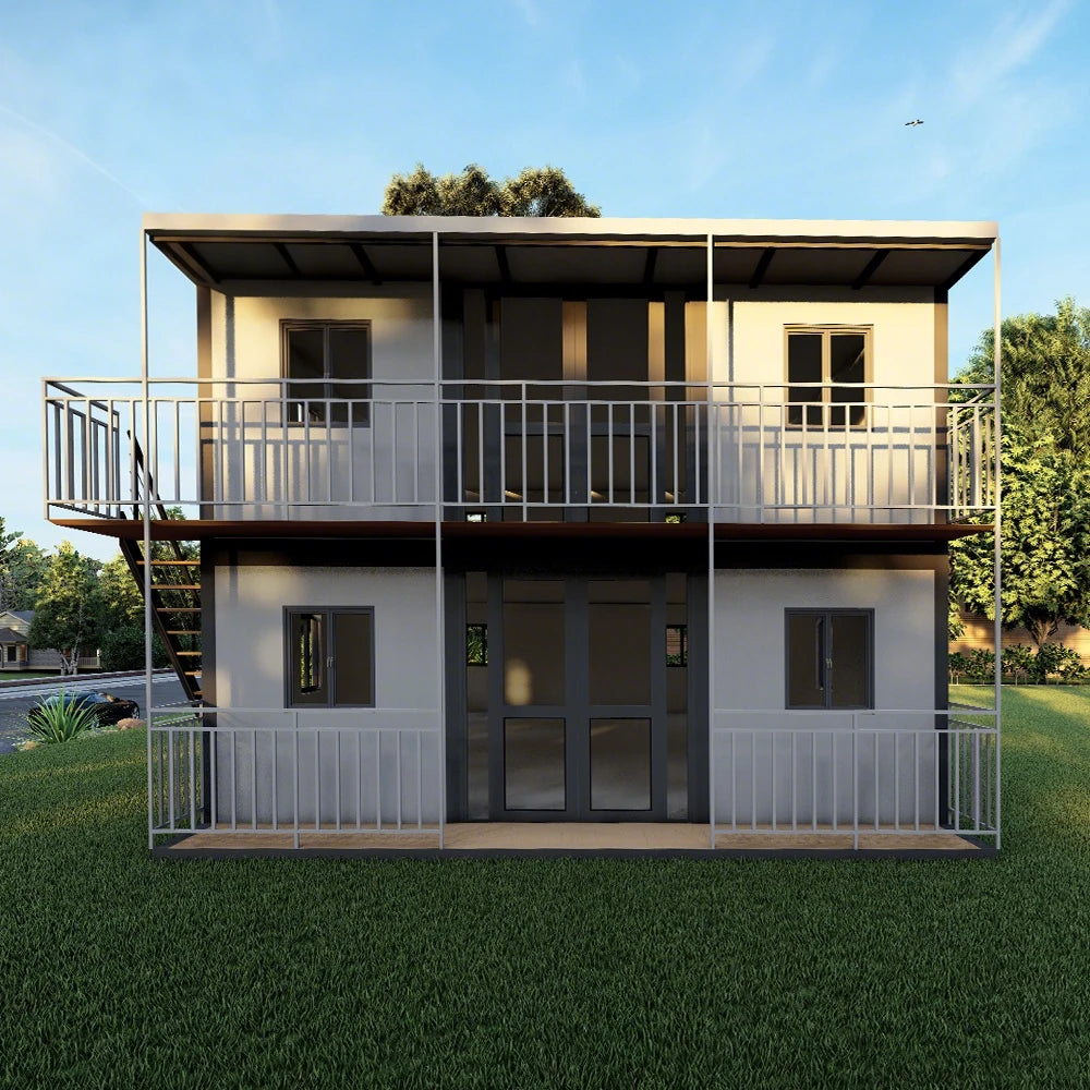 20ft Foldable Container House Maison Conteneur Store Container 4 Bedroom House Prefabricated Homes Mobile Home on Wheels