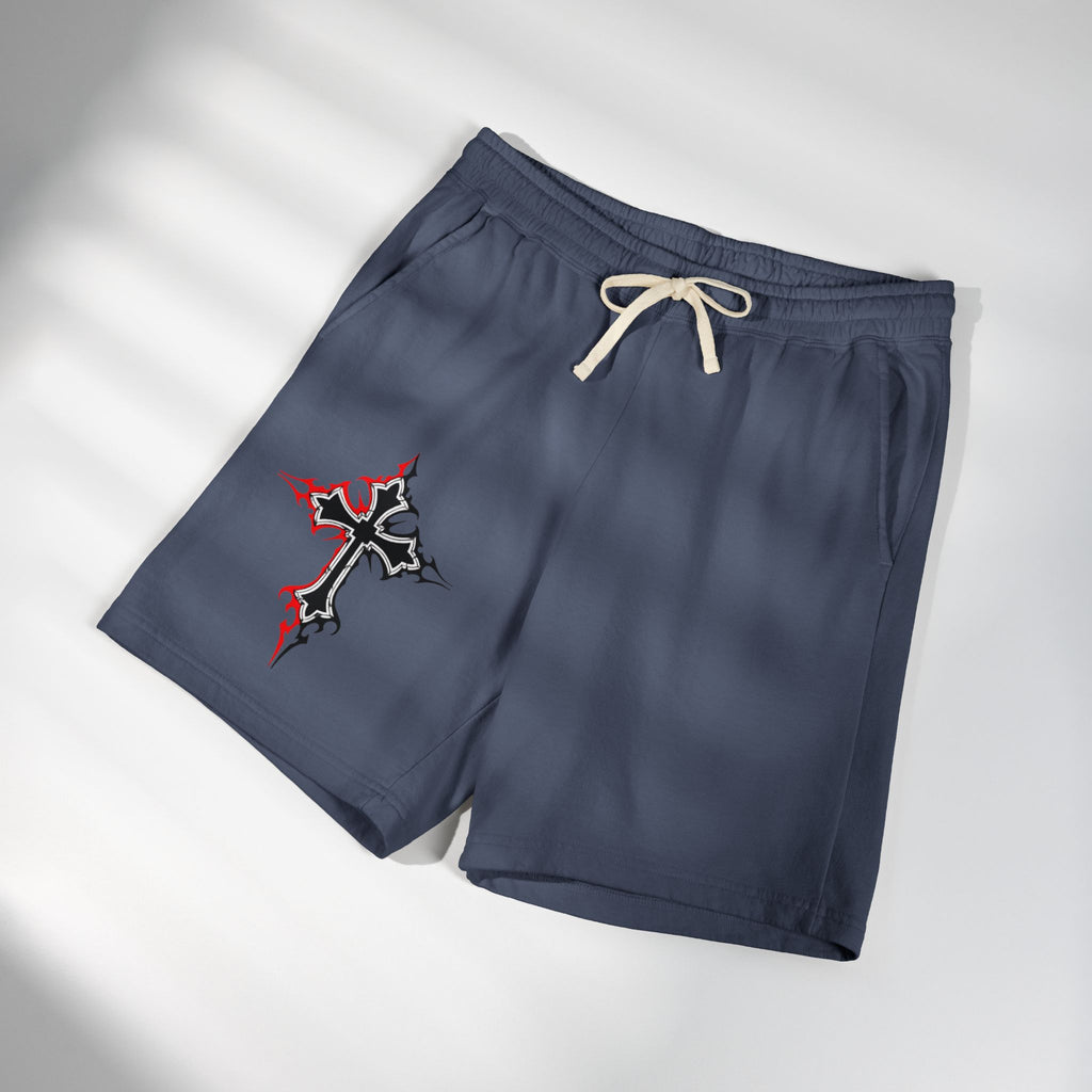 Unisex Garment-Dyed Lightweight Fleece Sweat Shorts