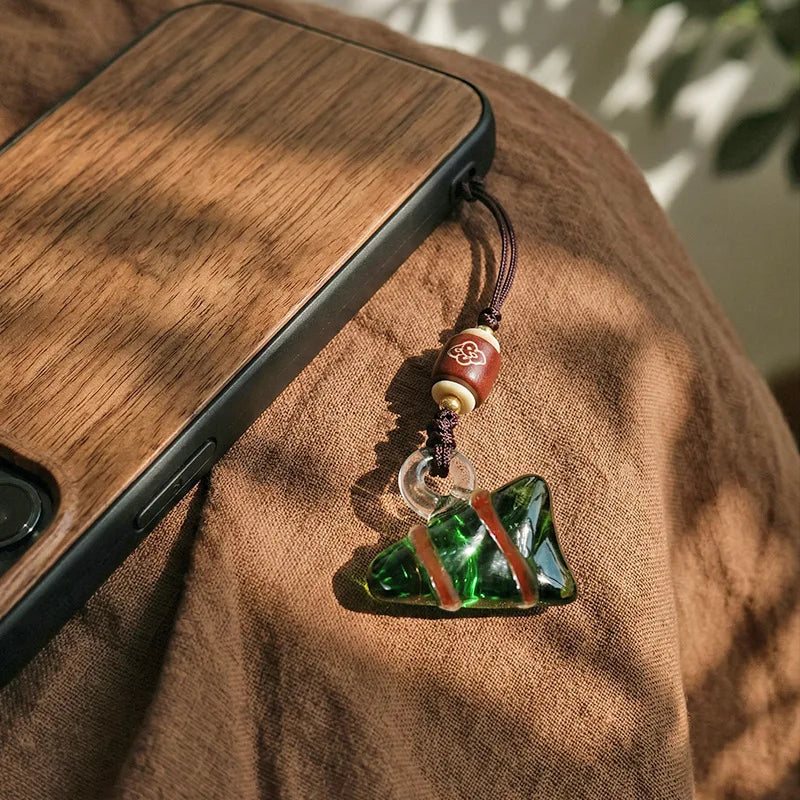 Nordic Ins Glass Shape Small Pendant Living Room Key Schoolbag Crystal Pendant Crafts Gift for Children Accessoires Miniatures