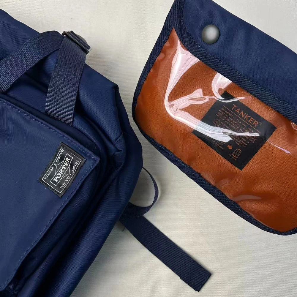 Porter Tanker Daypack Nylon Classic Backpack Men Large Capacity Laptop Bag College School Sport Outdoor Travel Casual Handbag