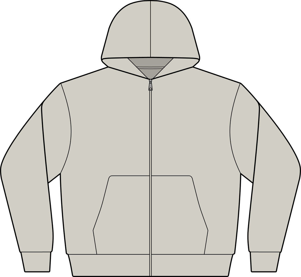 Unisex 10 oz Full-Zip Hoodie Sweatshirt